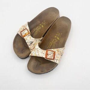 Birkenstock Papillio Sandals with Patterned Straps Sandals Size 8-8.5